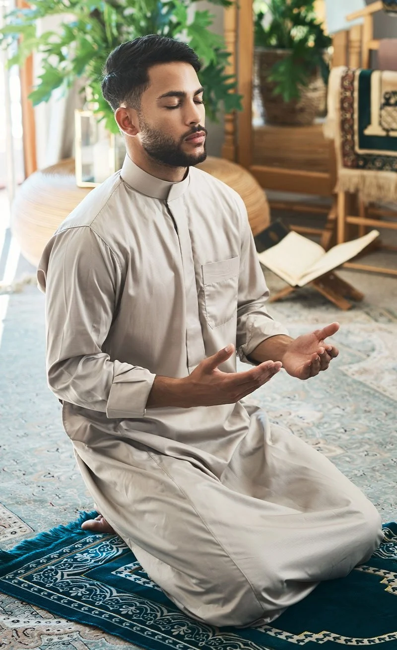 Hands raised in Dua