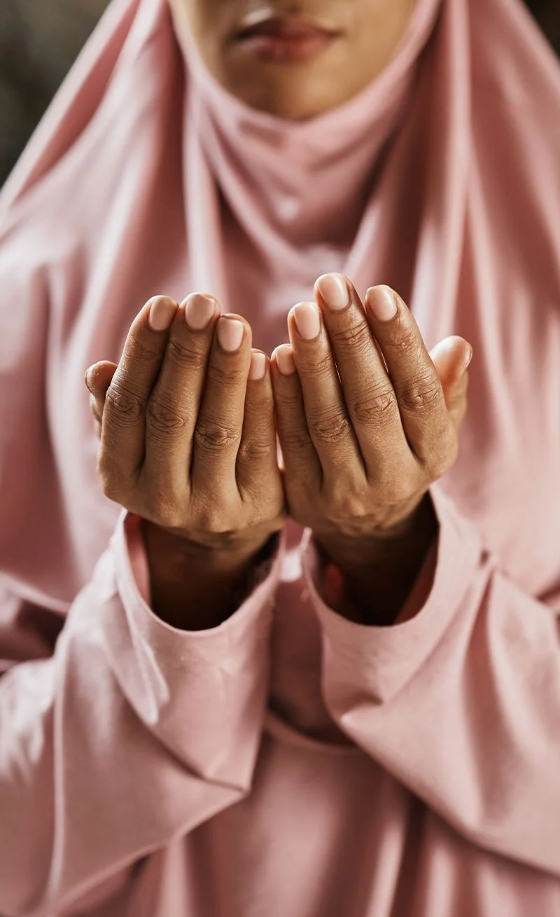 Man offering Salah